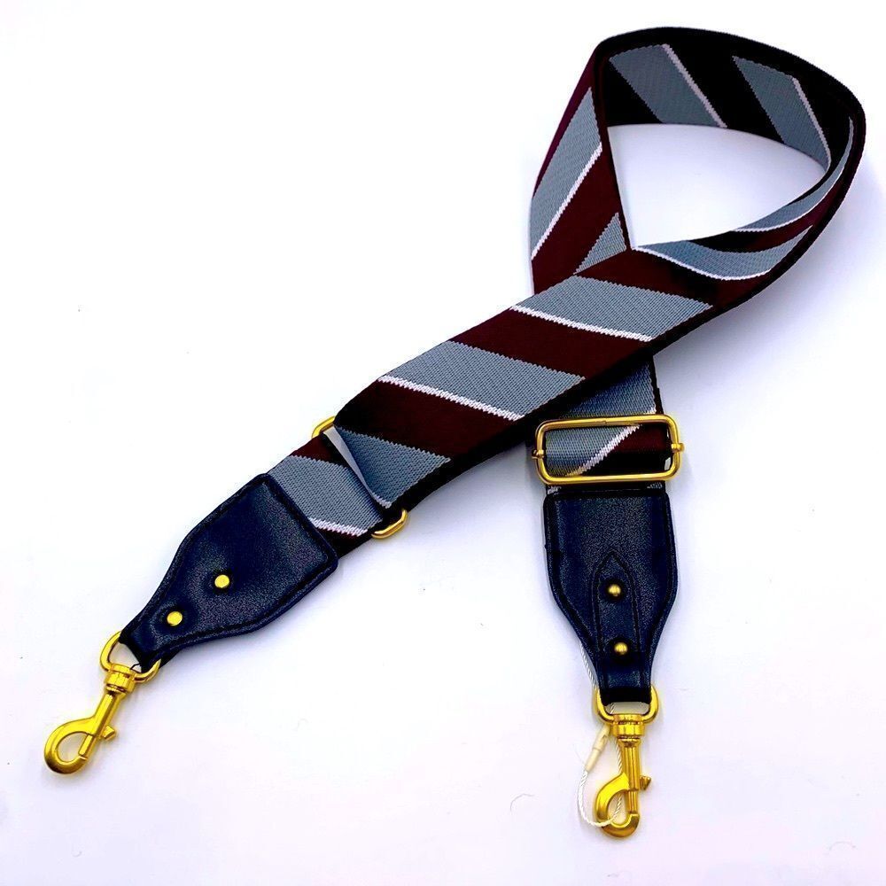 New Adjustable Handbag Replacement Strap in Gray, Maroon and White. $27